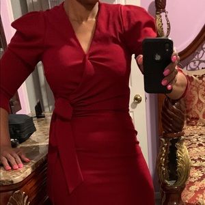 Fashion Nova burgundy sexy dress”Just Reduced”